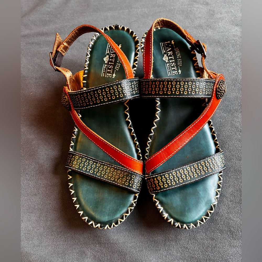 EUC L’Artiste by Spring Step L’Artiste Dreamer Dress Sandals EU39.